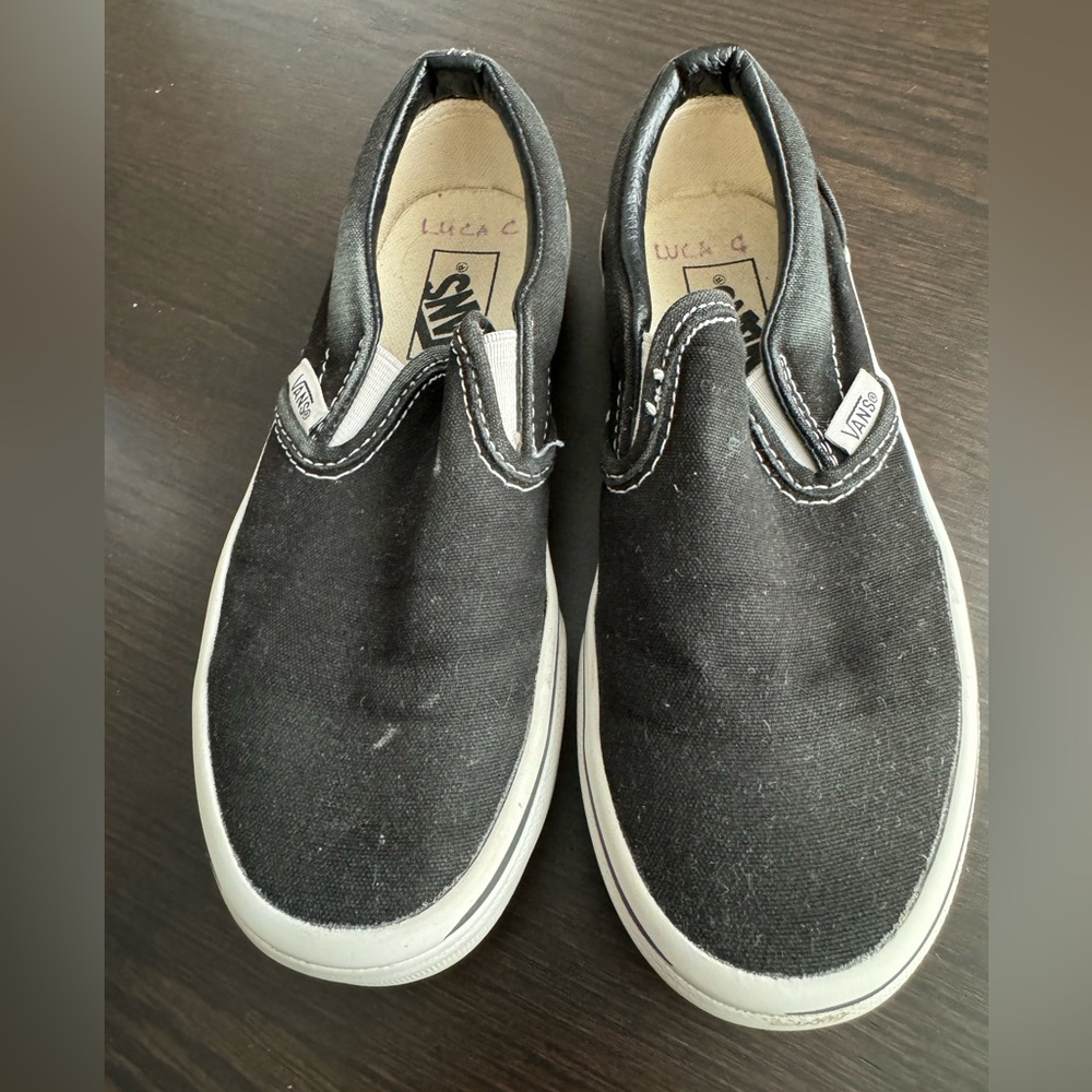 Kids size 13 Vans only worn inside.